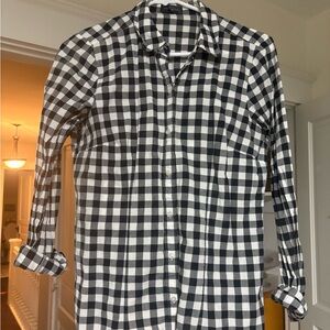 The Limited Black and White Plaid Men's Shirt